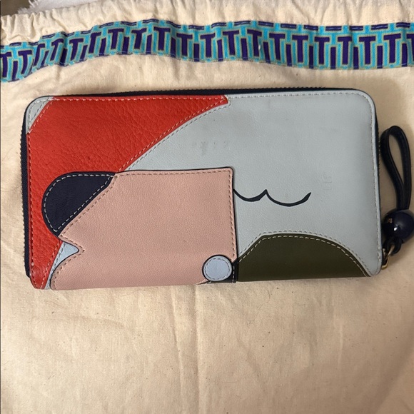 Tory Burch Colorful Patchwork Wristlet - Picture 2 of 3